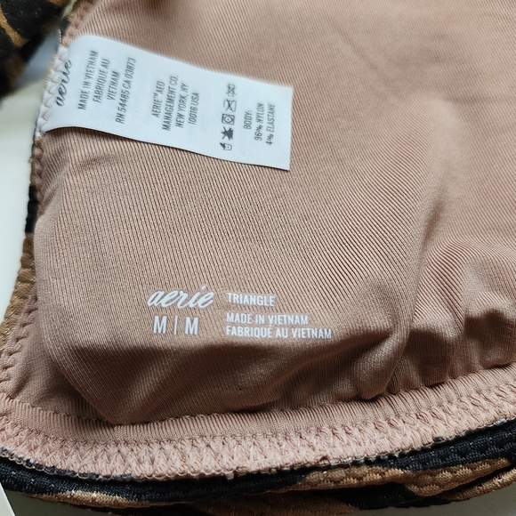 Aerie Bikini Top Size Medium‎ NWT MSRP $34.95 Animal Print - Picture 6 of 10